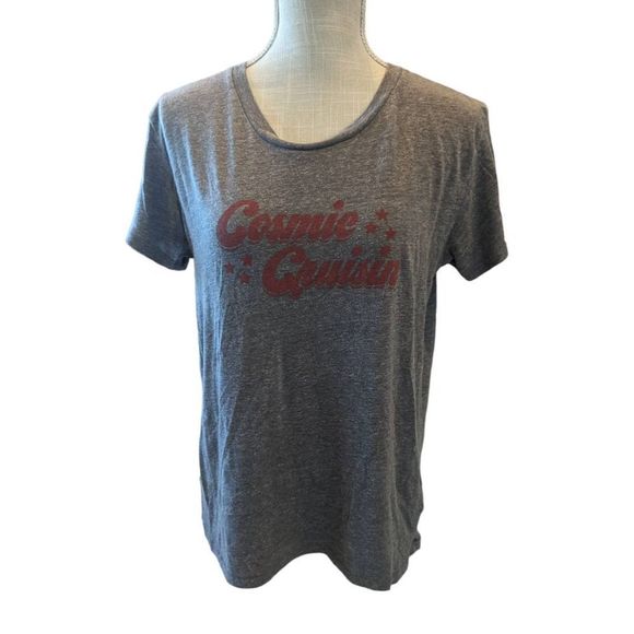 Amuse Society Tops - Amuse Society Shirt Top Blouse Women's Medium Grey Cosmic Crusin Logo